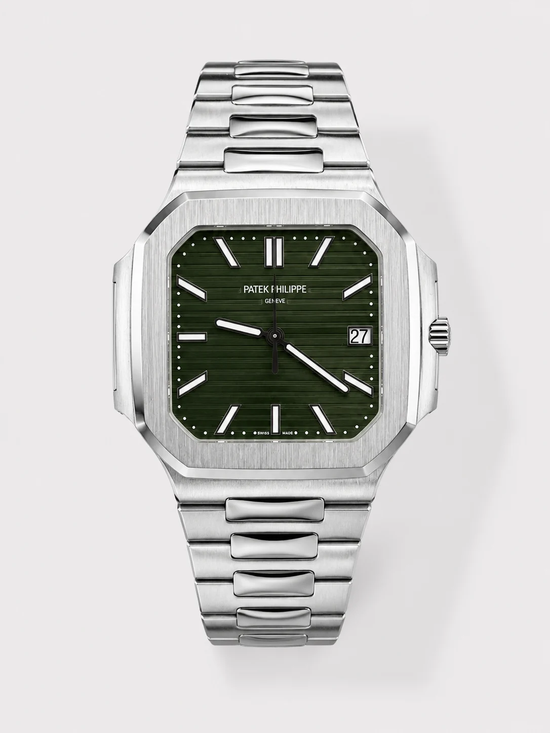 Patek Philippe Cubitus 5821 904L Steel Casing Green Dial Swiss Super Clone Watch - view 1