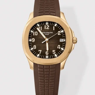 Patek Philippe Super Clone Aquanaut 5167 904L Rose Gold Brown Dial Watch - view 1