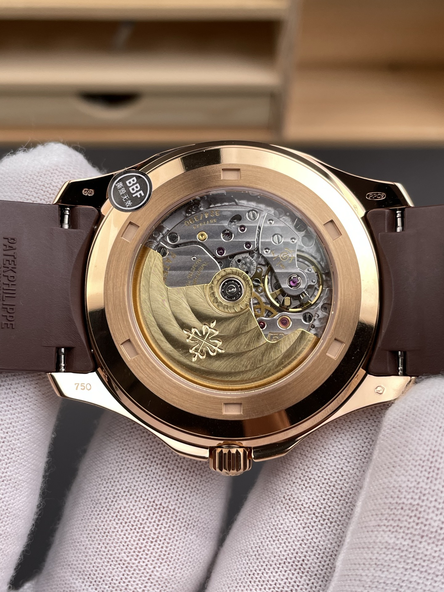 Patek Philippe Super Clone Aquanaut 5167 904L Rose Gold Brown Dial Watch - view 5