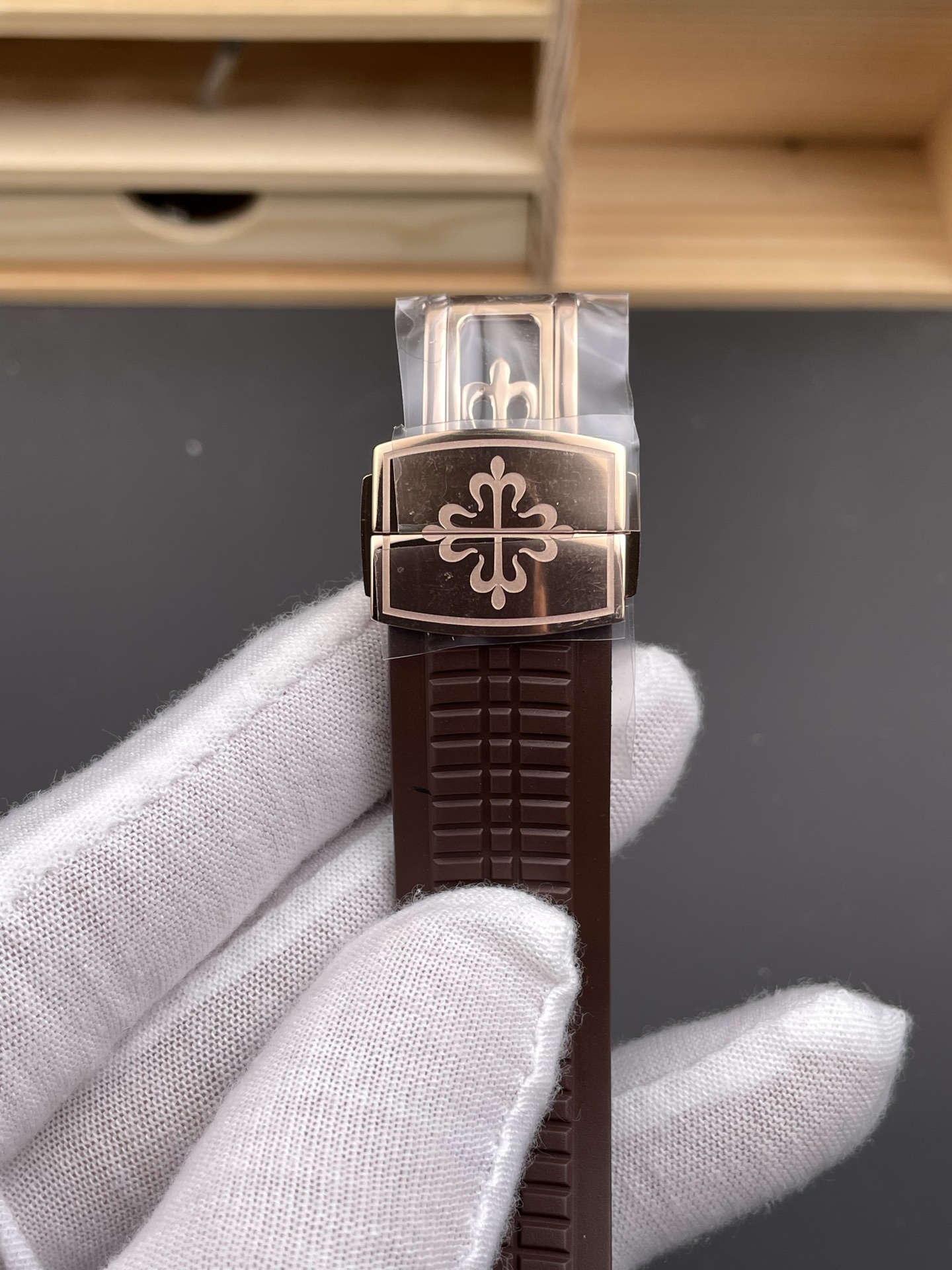 Patek Philippe Super Clone Aquanaut 5167 904L Rose Gold Brown Dial Watch - view 9