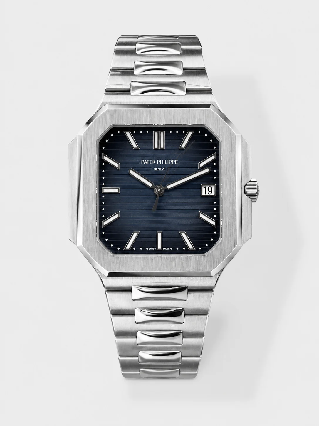Patek Philippe Cubitus 5821 904L Steel Casing Blue Dial Swiss Super Clone Watch - view 1