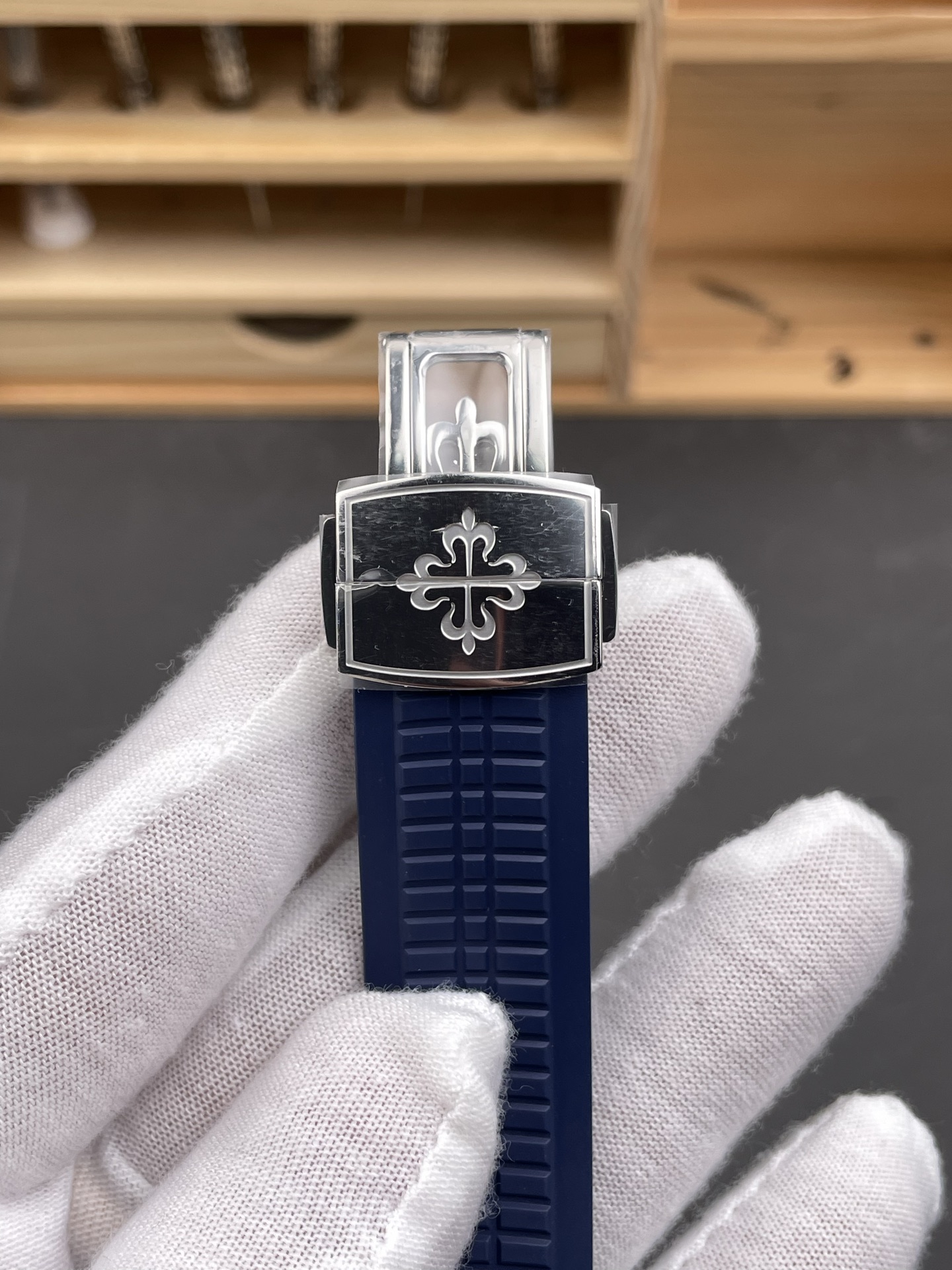 Patek Philippe Aquanaut 5168G-001 Swiss Super Clone 904L Steel - 1:1 Mirror Edition - view 8