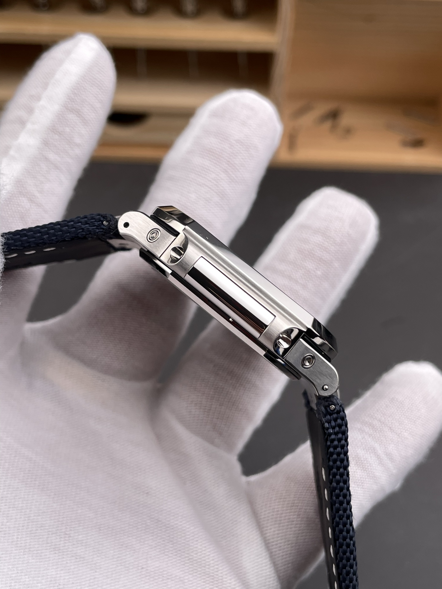 Patek Philippe Cubitus 5822 904L Steel Casing Blue Dial Swiss Super Clone Watch - view 6