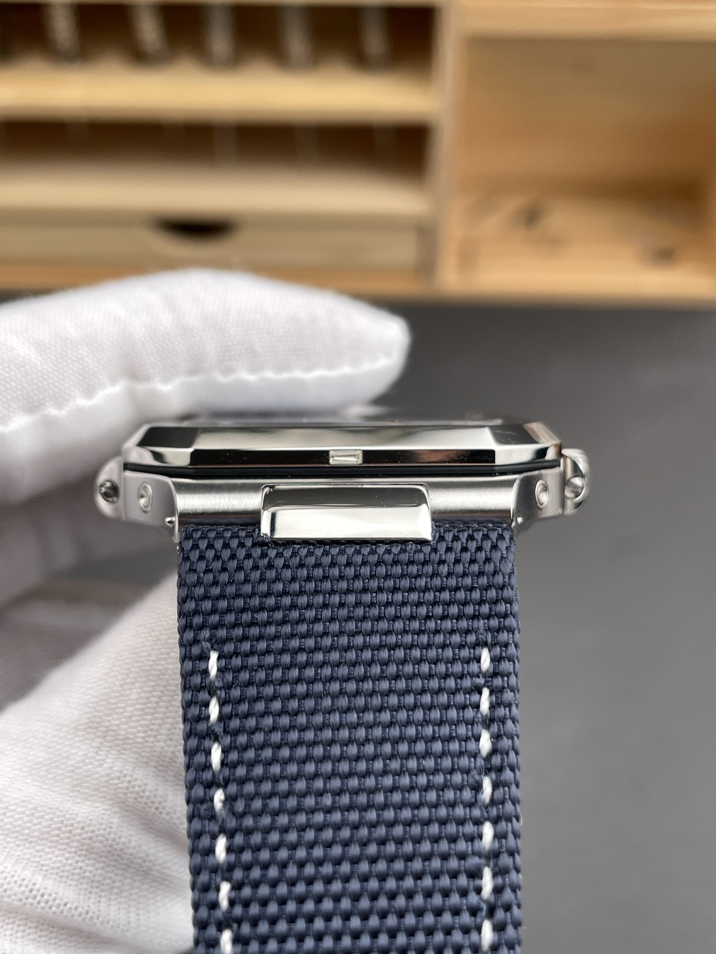 Patek Philippe Cubitus 5822 904L Steel Casing Blue Dial Swiss Super Clone Watch - view 8