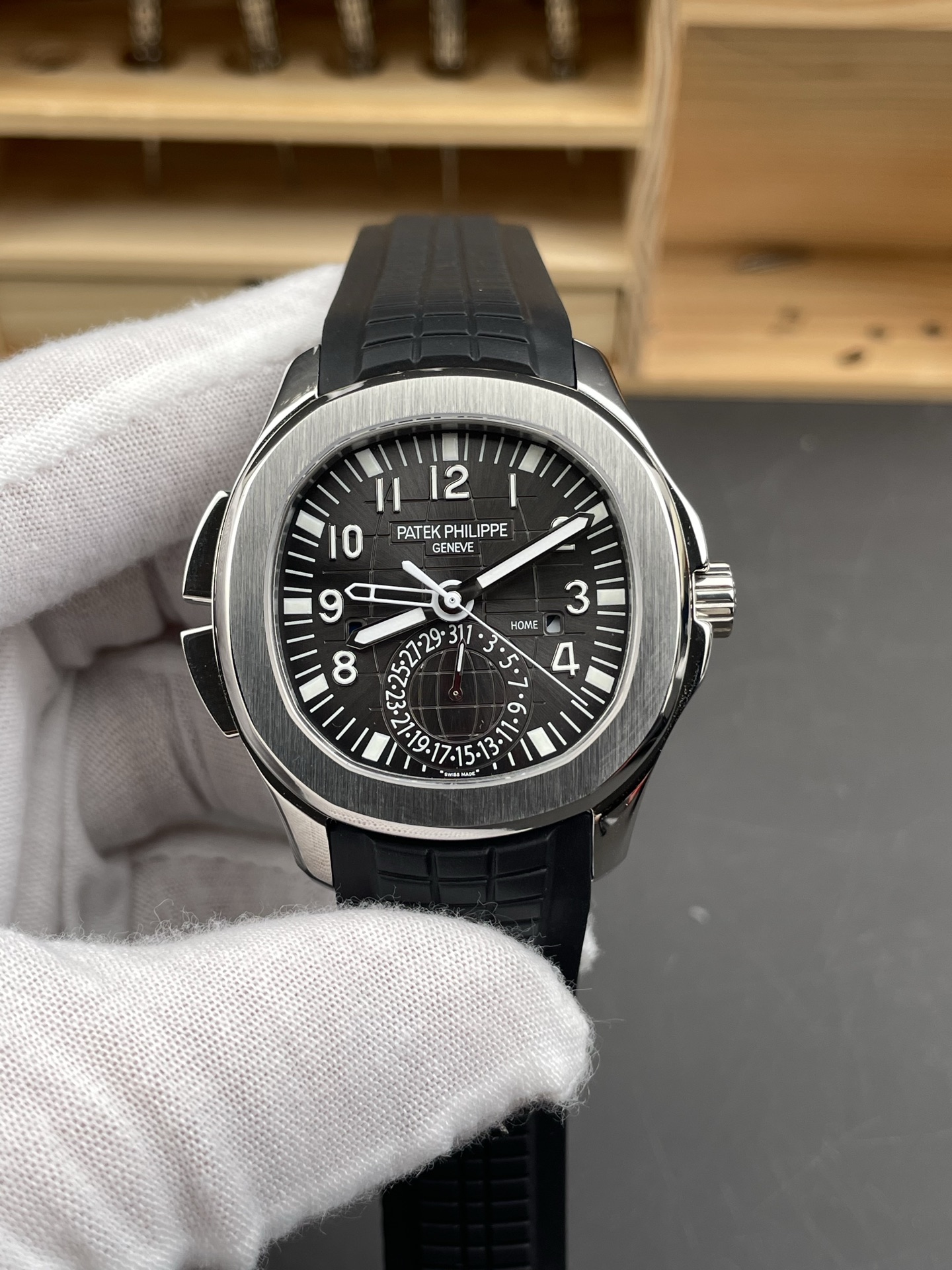 Patek Philippe Super Clone Aquanaut 5164 Stainless Steel Swiss Watch - view 3