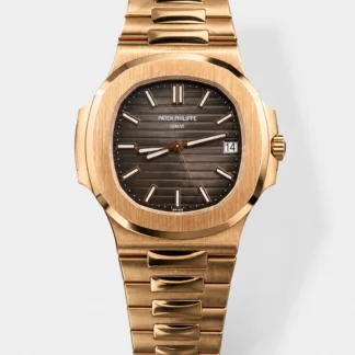 Patek Philippe Super Clone Nautilus 5711/1R-001 in Rose Gold Grey Dial - view 1