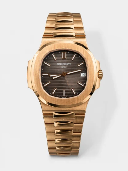 Patek Philippe Super Clone Nautilus 5711/1R-001 in Rose Gold Grey Dial - view 1