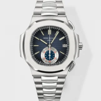 Patek Philippe Nautilus 5980/1A 904L Steel Case in Black Dial - 1:1 Mirror Super Clone - view 1