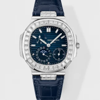 Patek Philippe Nautilus 5712R 1:1 Quality Swiss Super Clone Watch in Blue Dial Blue Strap - view 1