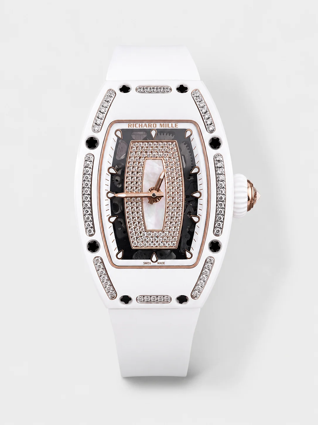 Richard Mille RM007 White Ceramic Automatic Superclone Swiss Super Clone Watch - view 1