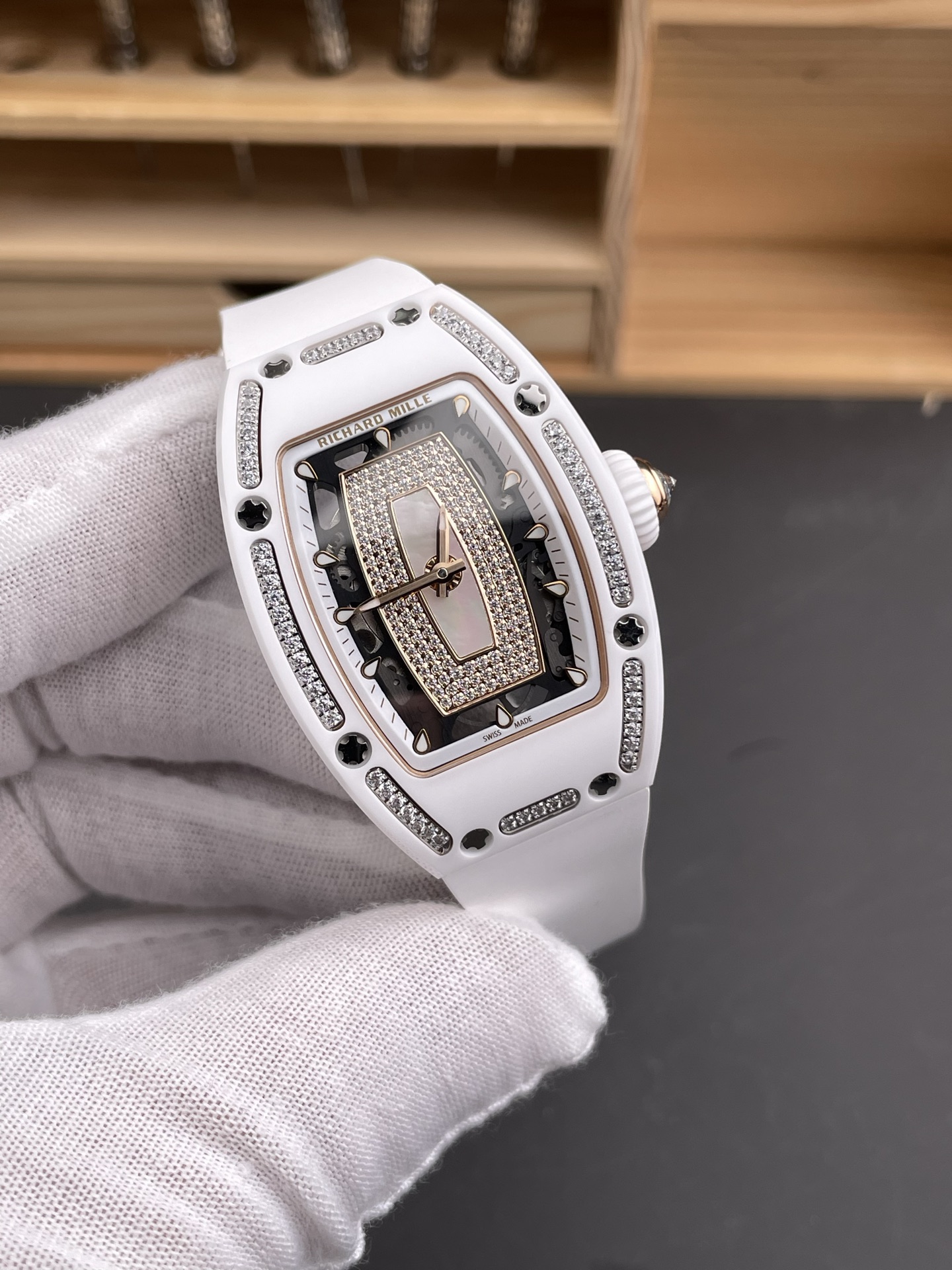 Richard Mille RM007 White Ceramic Automatic Superclone Swiss Super Clone Watch - view 4