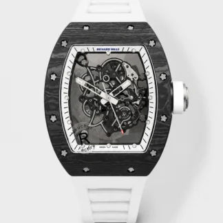 Richard Mille RM055 Dark Case White Frame Super Clone watch, gallery photo