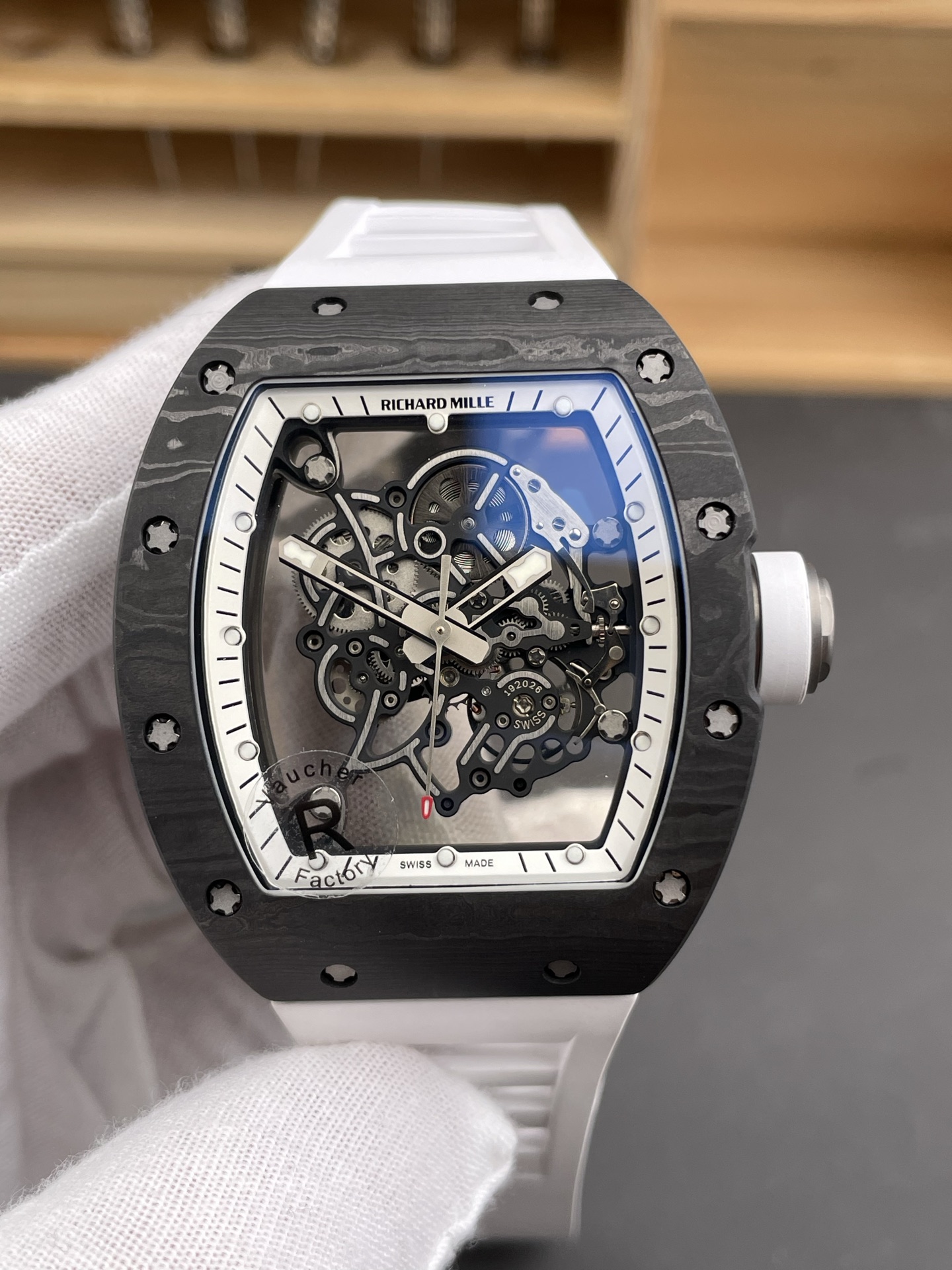 Richard Mille RM055 Black NTPT Real Vaucher Movement Super Clone Watch - view 2