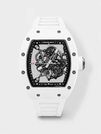 Richard Mille RM055 White Ceramic Real Vaucher Movement Super Clone Watch - view 1
