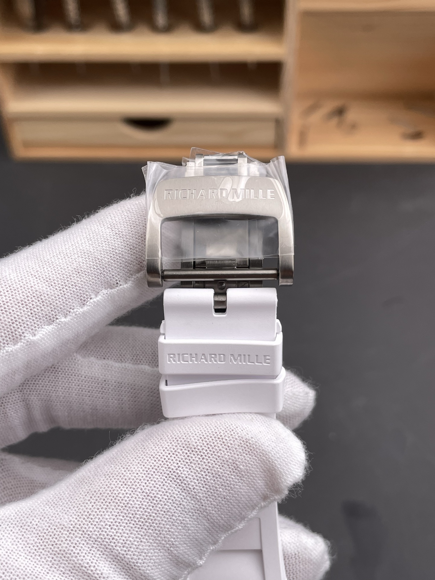 Richard Mille RM055 White Ceramic Real Vaucher Movement Super Clone Watch - view 9