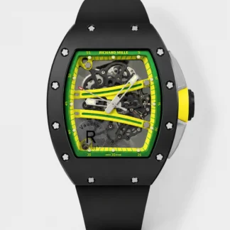 Richard Mille RM061 Green Accents Openwork Dial Super Clone watch, gallery photo