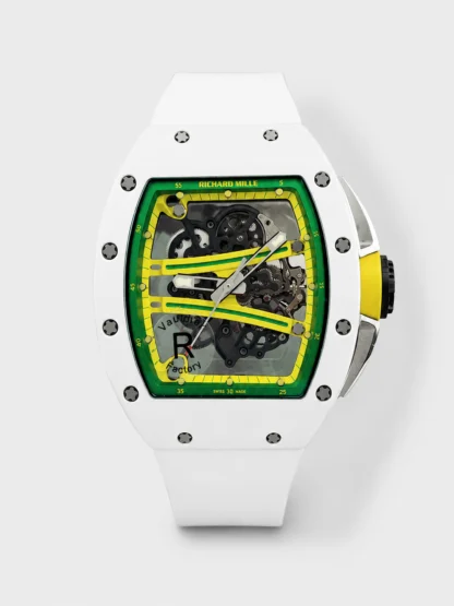 Richard Mille Super Clone RM61-01 White Ceramic Casing Strap Swiss Watch - view 1