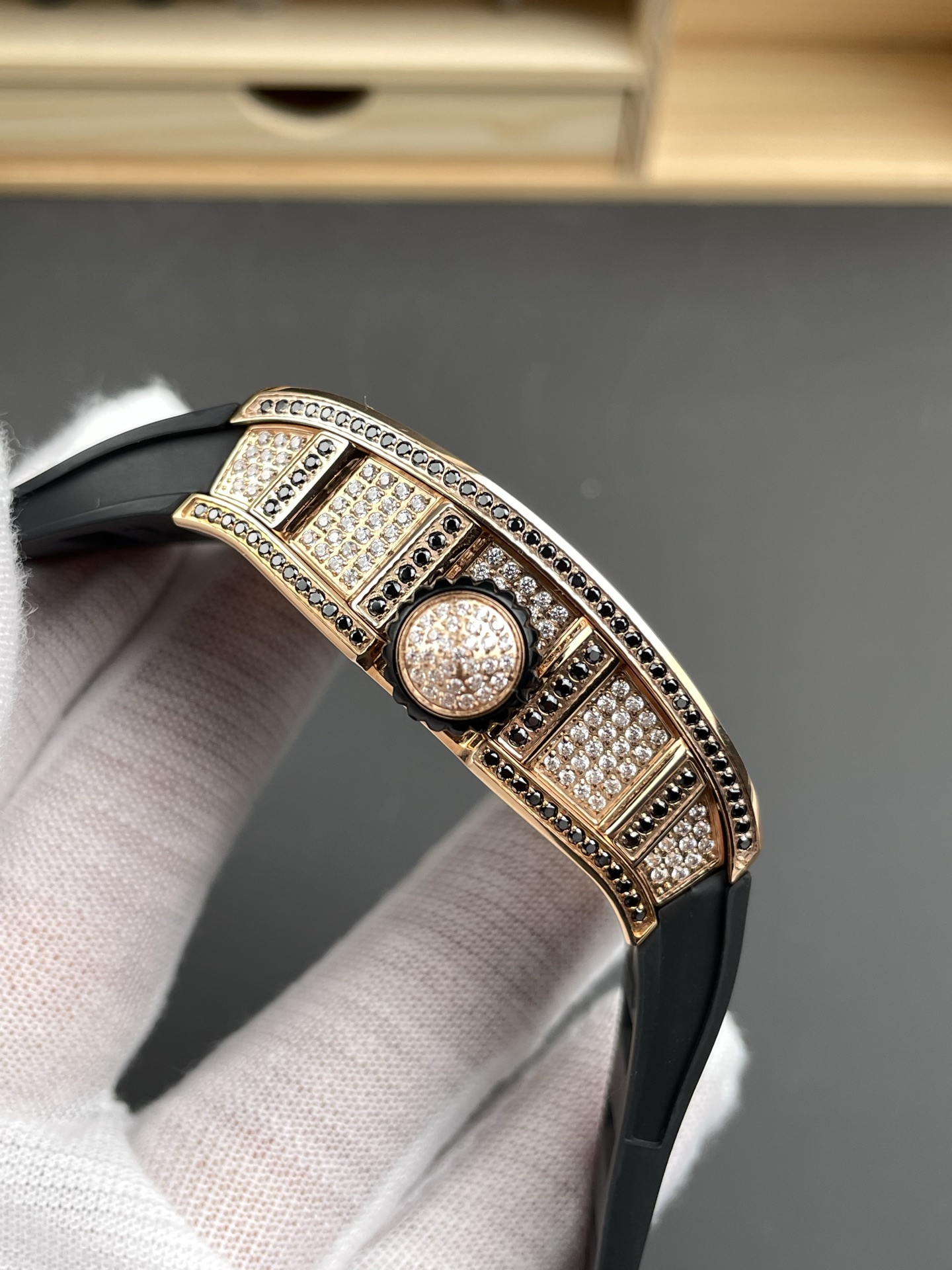 Richard Mille RM26-01 Tourbillon “Panda” Rose Gold Watch (Swiss Movement) - Super Clone Watch - view 6