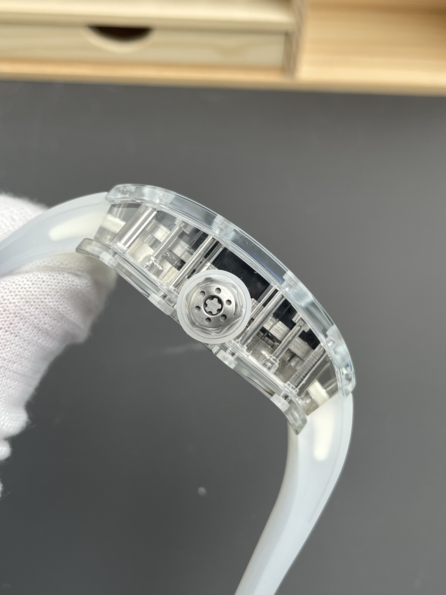 Richard Mille RM53-01 Pablo Mac Donough Sapphire Casing with Original Tourbillon Movement - Super Clone Watch - view 7