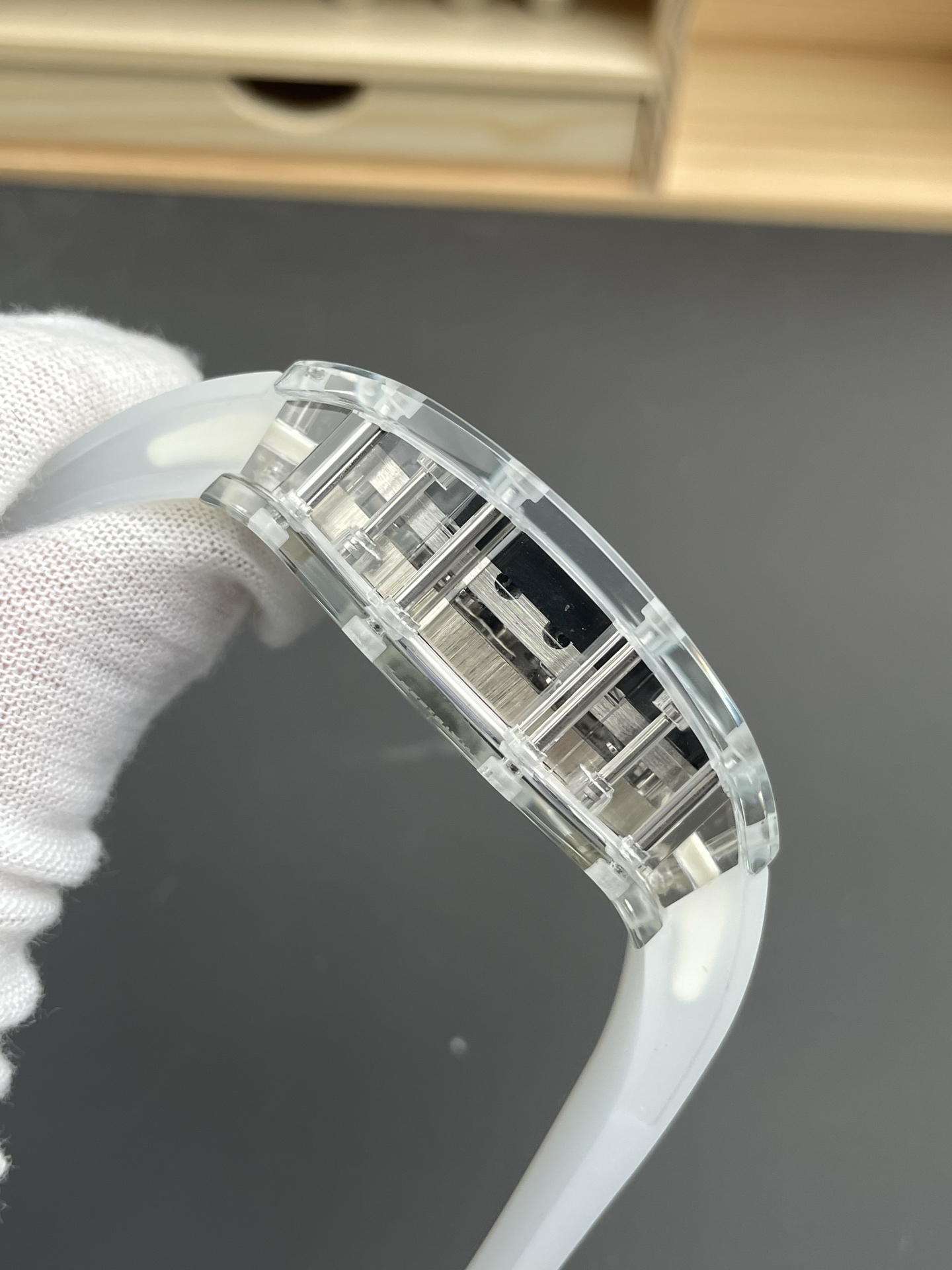 Richard Mille RM53-01 Pablo Mac Donough Sapphire Casing with Original Tourbillon Movement - Super Clone Watch - view 8