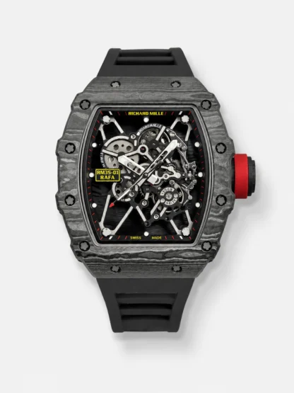 Richard Mille RM35-02 Rafael Nadal Carbon Fiber Casing with Genuine Tourbillon Super Clone Watch - view 1
