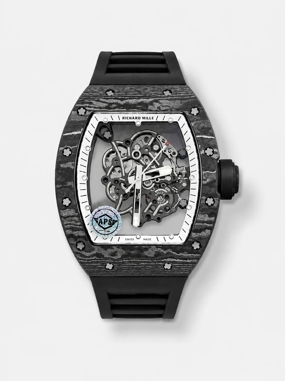 Richard Mille RM055 Black Carbon Style Super Clone Watch