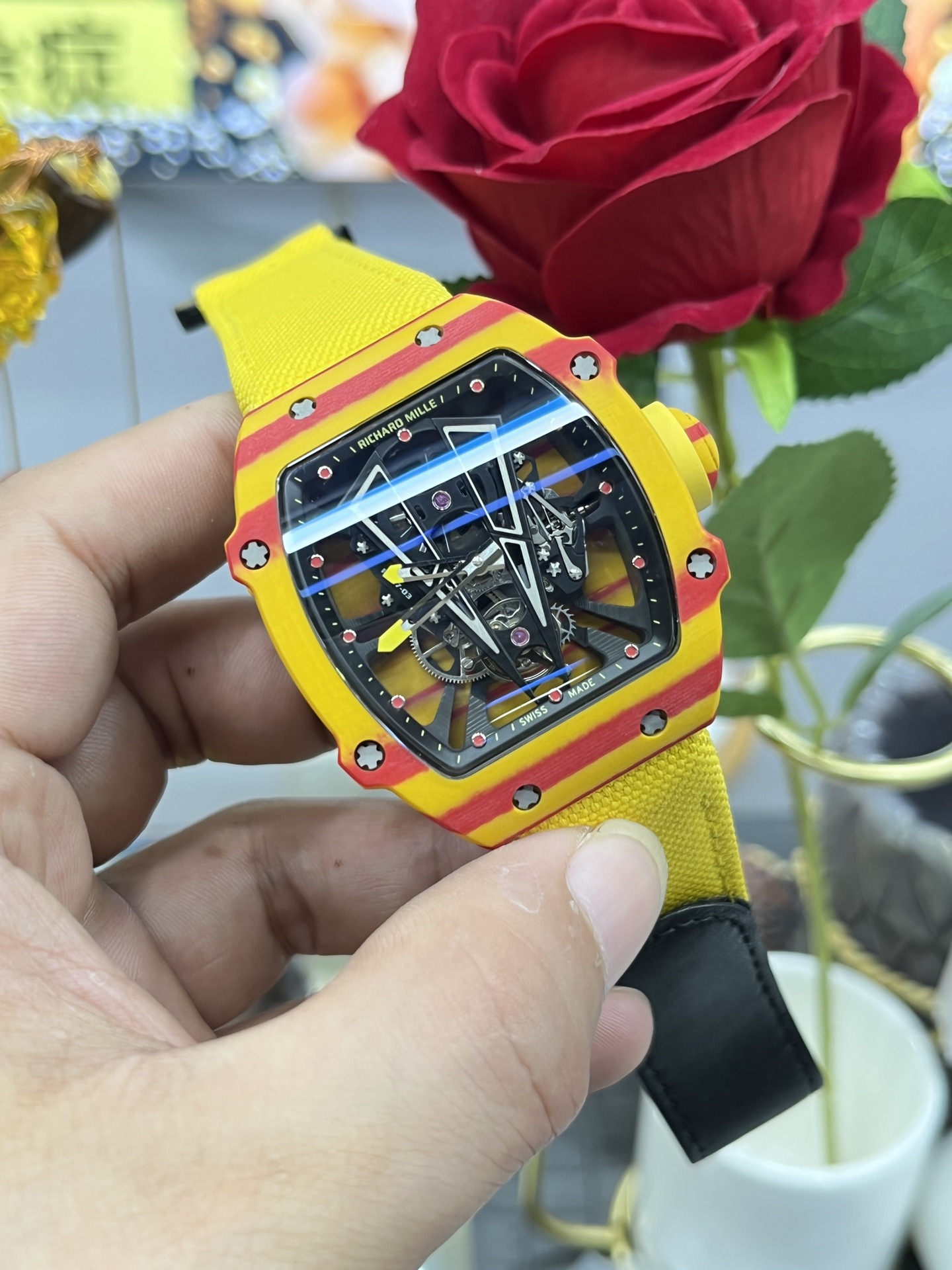 Richard Mille RM27-03 Rafael Nadal Genuine Tourbillon Movement 1:1 Mirror Super Clone Watch - view 5
