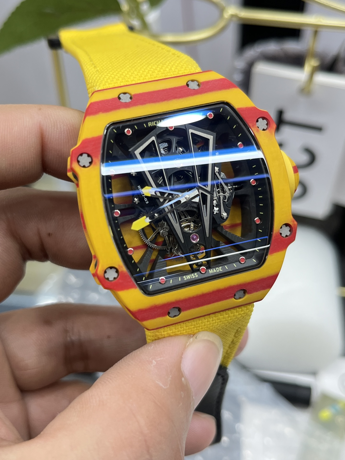 Richard Mille RM27-03 Rafael Nadal Genuine Tourbillon Movement 1:1 Mirror Super Clone Watch - view 6