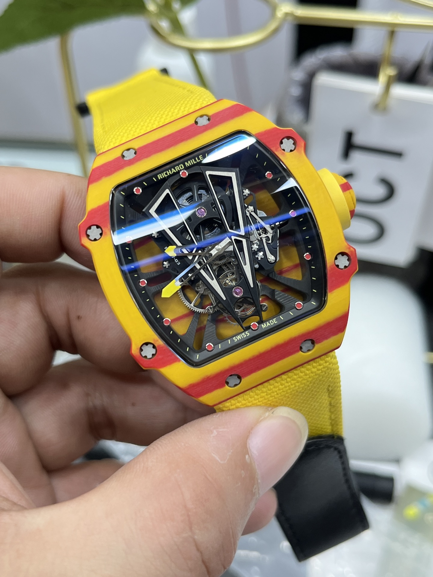Richard Mille RM27-03 Rafael Nadal Genuine Tourbillon Movement 1:1 Mirror Super Clone Watch - view 7