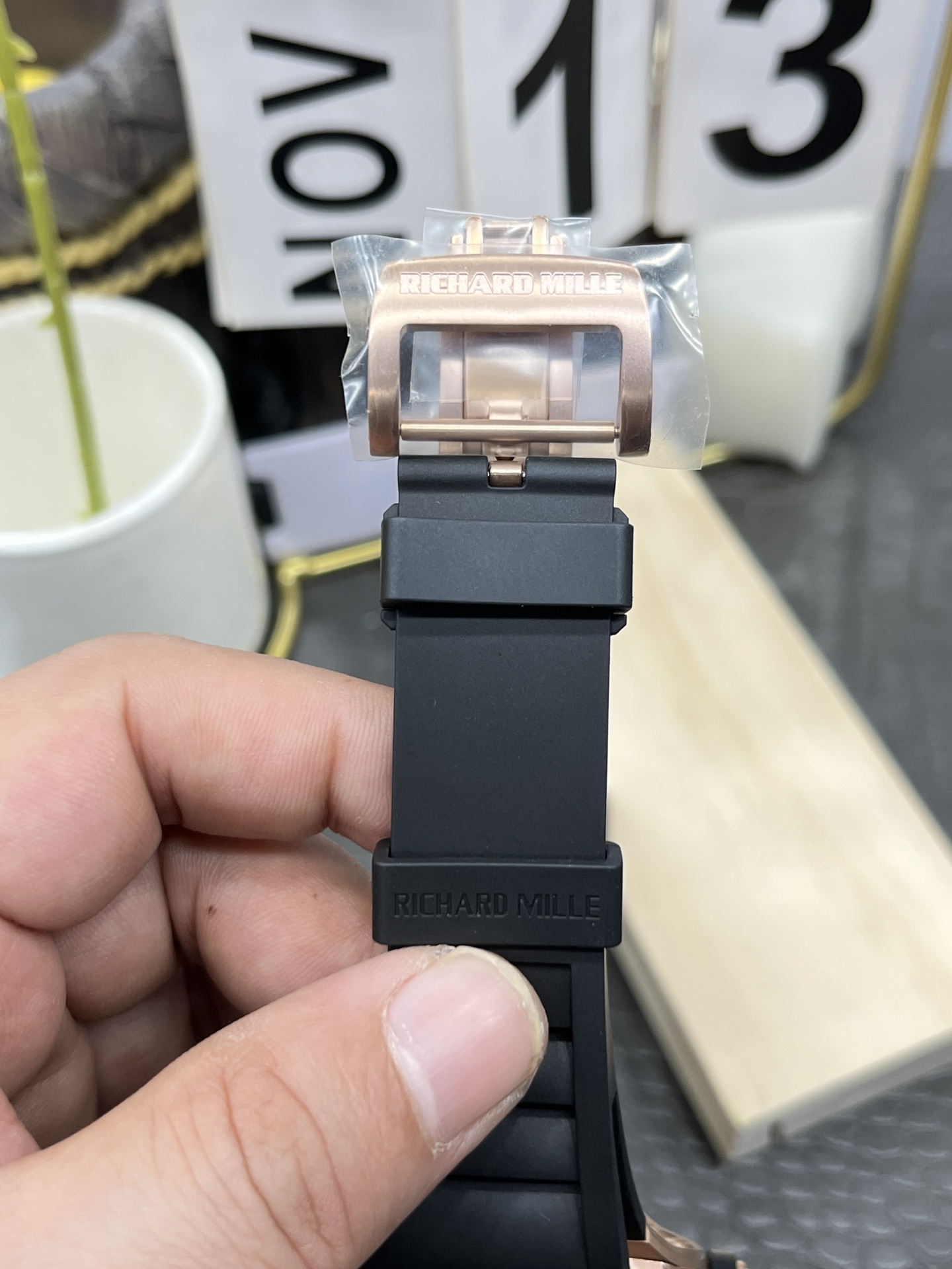 Richard Mille RM052 Skull Genuine Tourbillon Edition Watch in Rose Gold Casing - Super Clone Watch - view 9