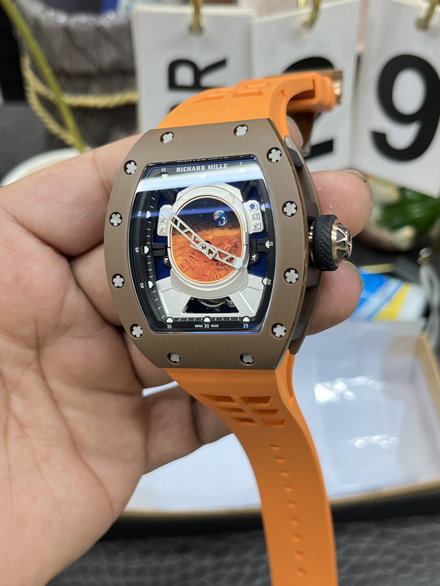 Richard Mille RM52-02 Limited Edition Pharrell Williams Genuine Tourbillon 1:1 Super Clone Watch - view 4