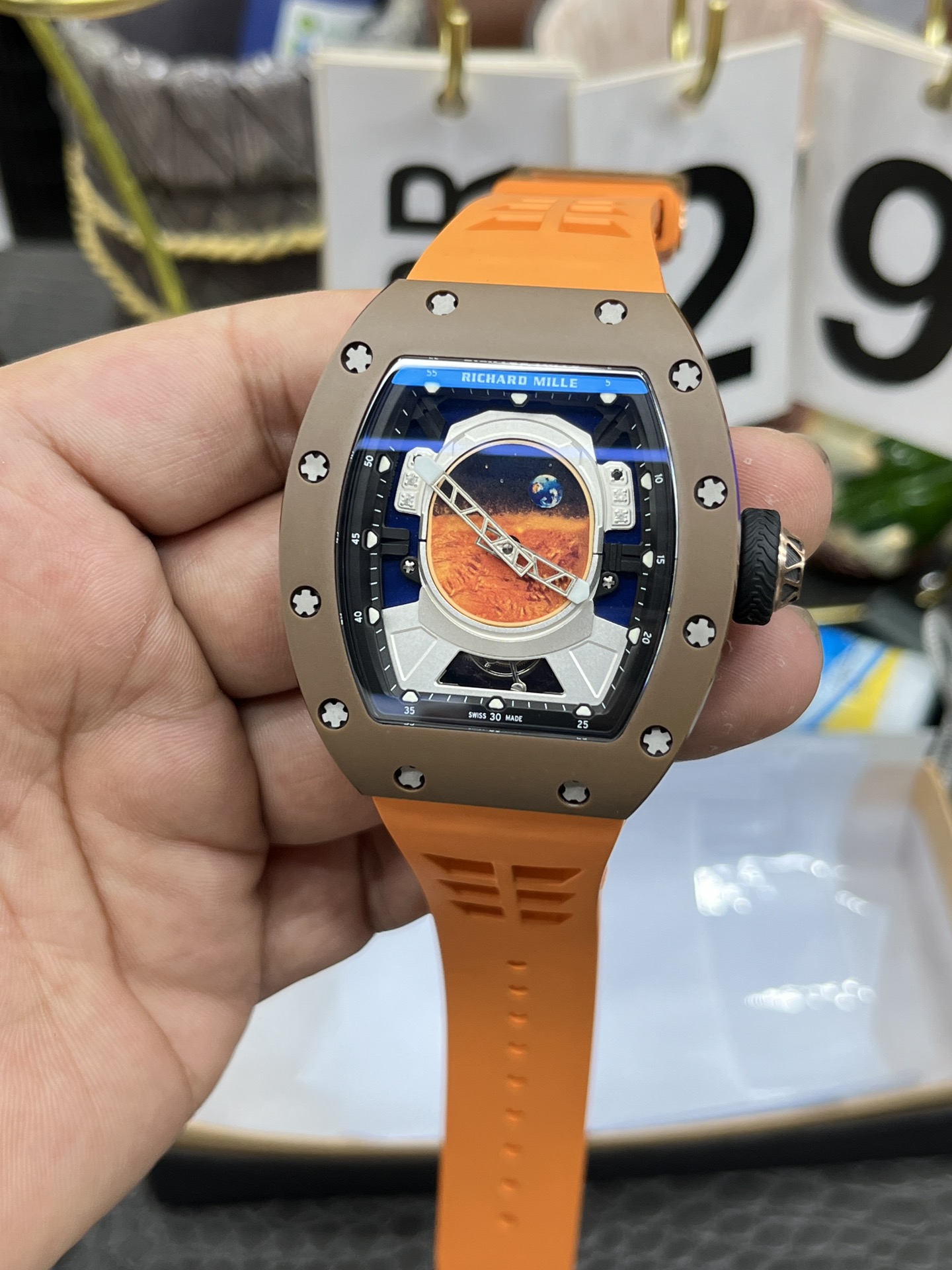 Richard Mille RM52-02 Limited Edition Pharrell Williams Genuine Tourbillon 1:1 Super Clone Watch - view 6
