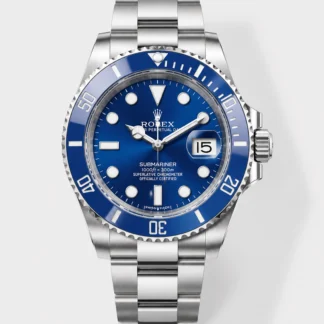 Rolex Submariner Super Clone 40MM White Gold Plating 116619LB - 1:1 Mirror Watch - view 1