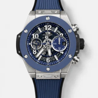 Hublot Big Bang Unico Blue Stainless Steel Casing 1:1 Mirror Edition Swiss Super Clone Watch - view 1