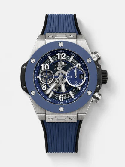 Hublot Big Bang Unico Blue Stainless Steel Casing 1:1 Mirror Edition Swiss Super Clone Watch - view 1