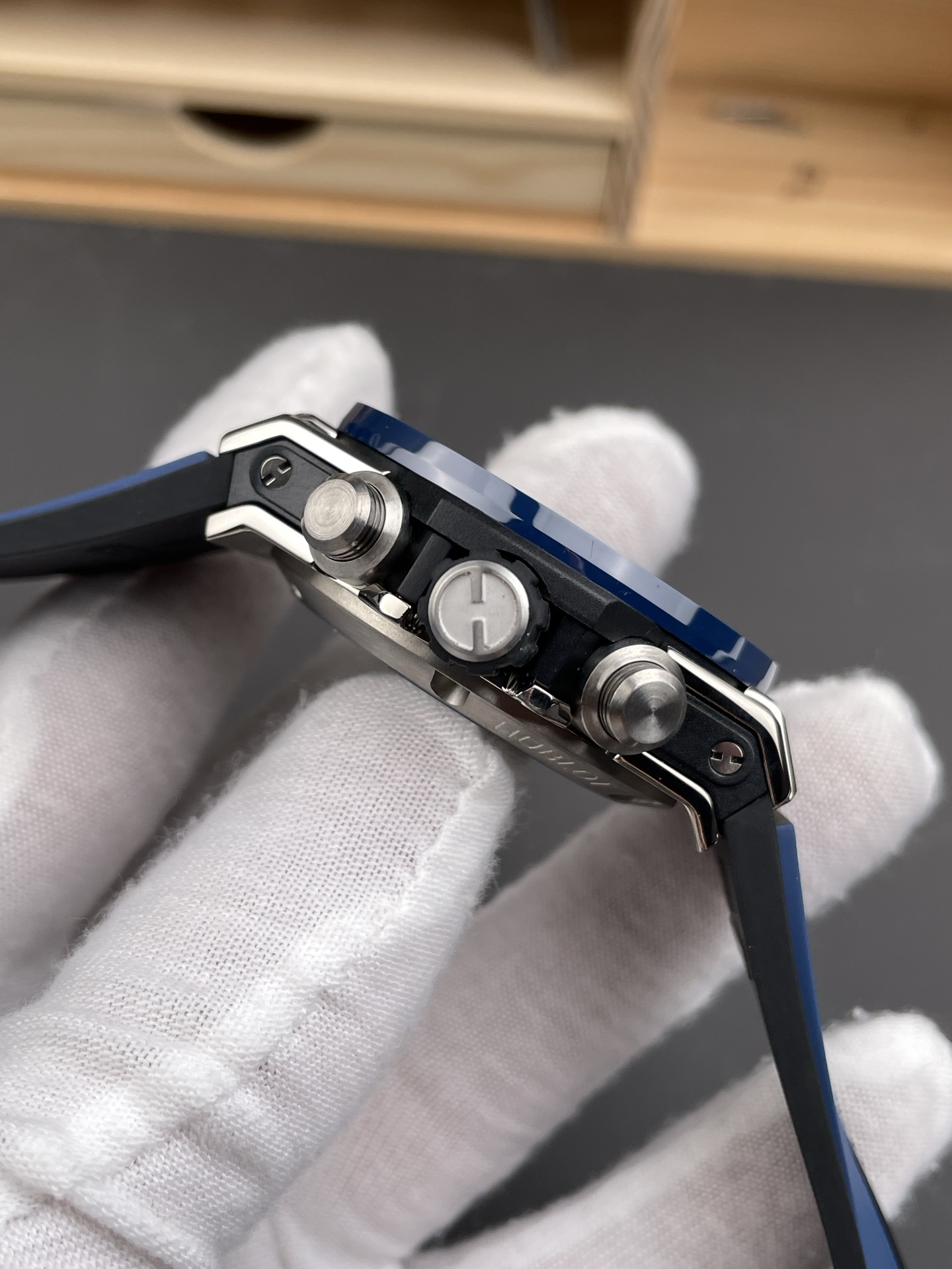 Hublot Big Bang Unico Blue Stainless Steel Casing 1:1 Mirror Edition Swiss Super Clone Watch - view 8