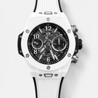 Hublot Big Bang Unico White Ceramic Casing 1:1 Mirror Edition Swiss Super Clone Watch - view 1