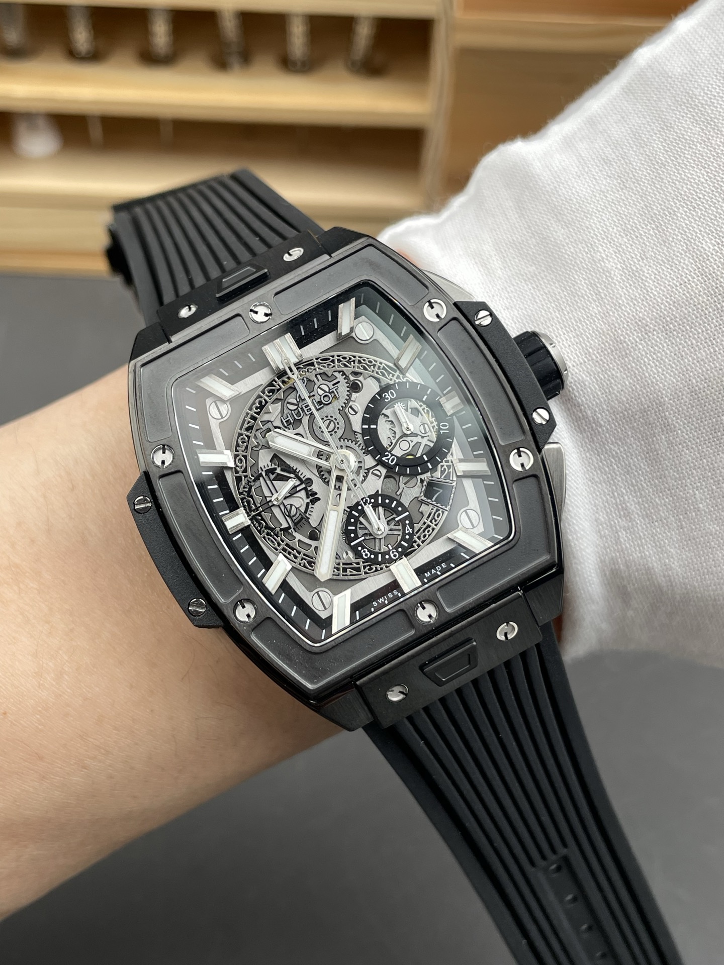 Hublot Spirit of Bang PVD Titanium Casing Skeleton Dial - 42MM Swiss Super Clone - view 10