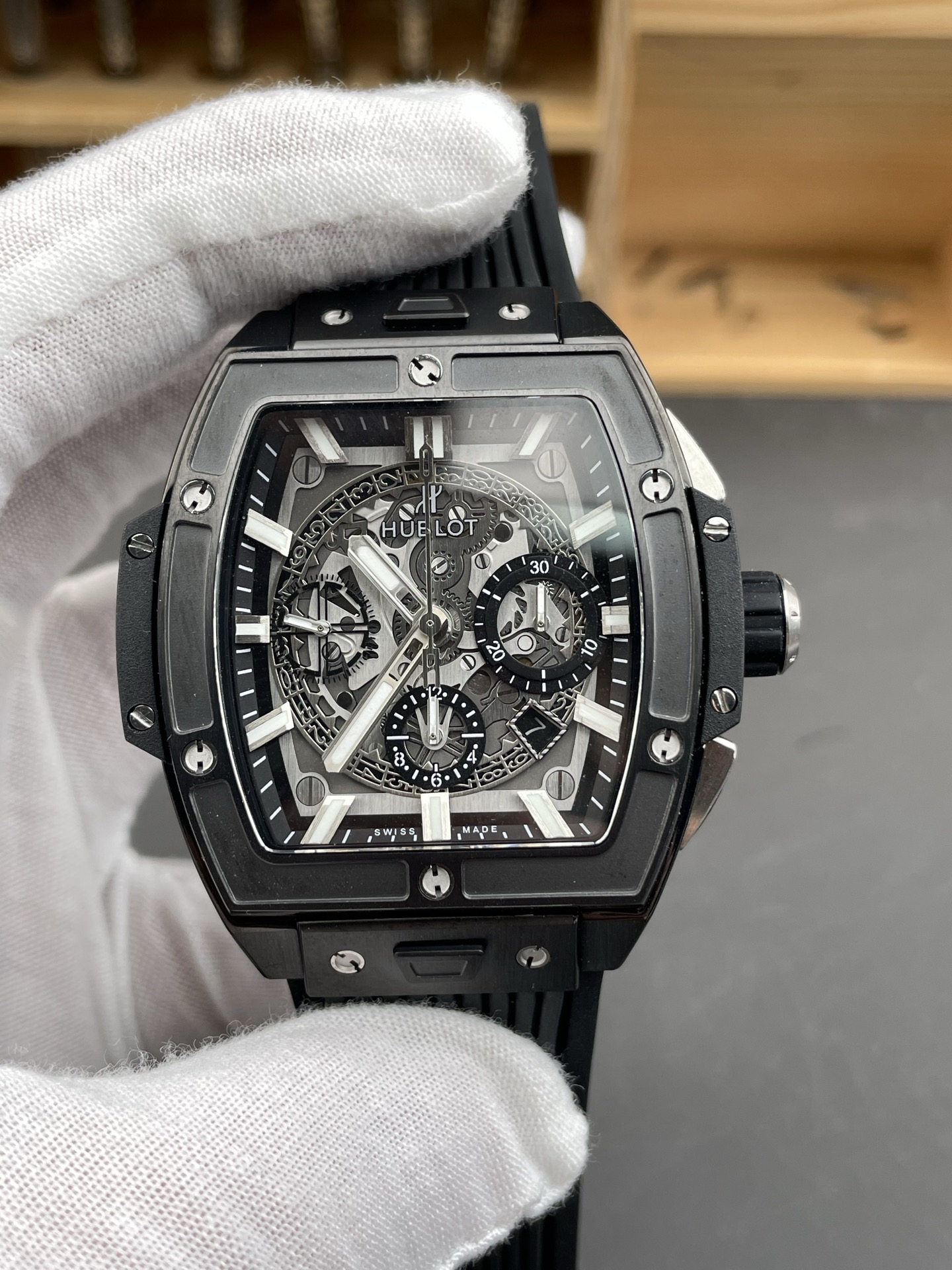 Hublot Spirit of Bang PVD Titanium Casing Skeleton Dial - 42MM Swiss Super Clone - view 2