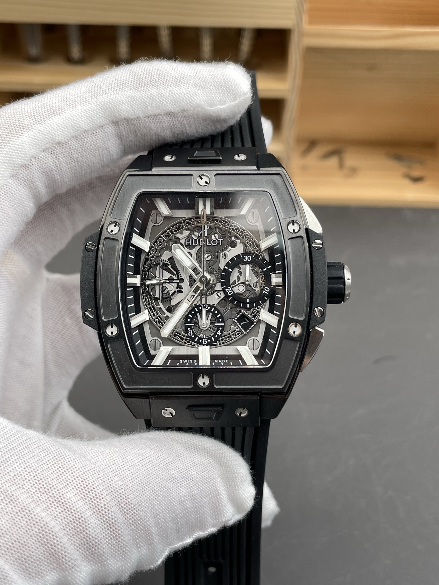 Hublot Spirit of Bang PVD Titanium Casing Skeleton Dial - 42MM Swiss Super Clone - view 3