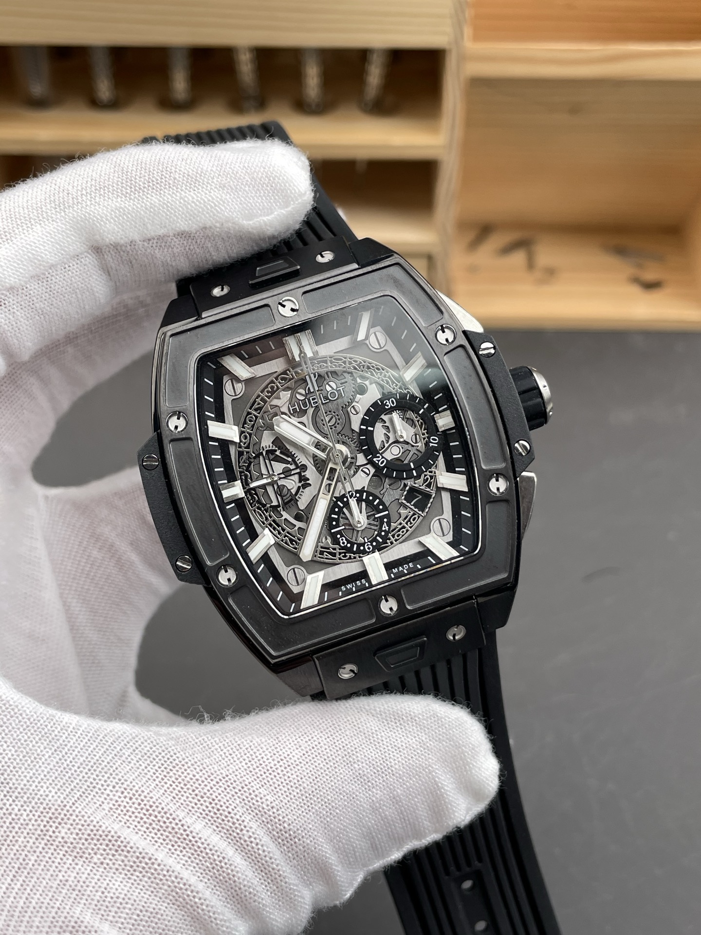 Hublot Spirit of Bang PVD Titanium Casing Skeleton Dial - 42MM Swiss Super Clone - view 4