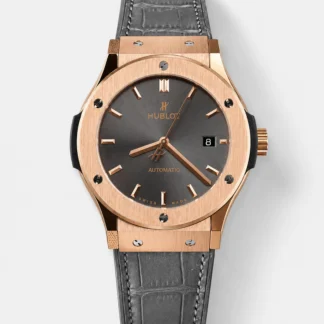 Hublot Super Clone Classic Fusion Titanium Rose Gold Grey Dial 42MM Watch - view 1