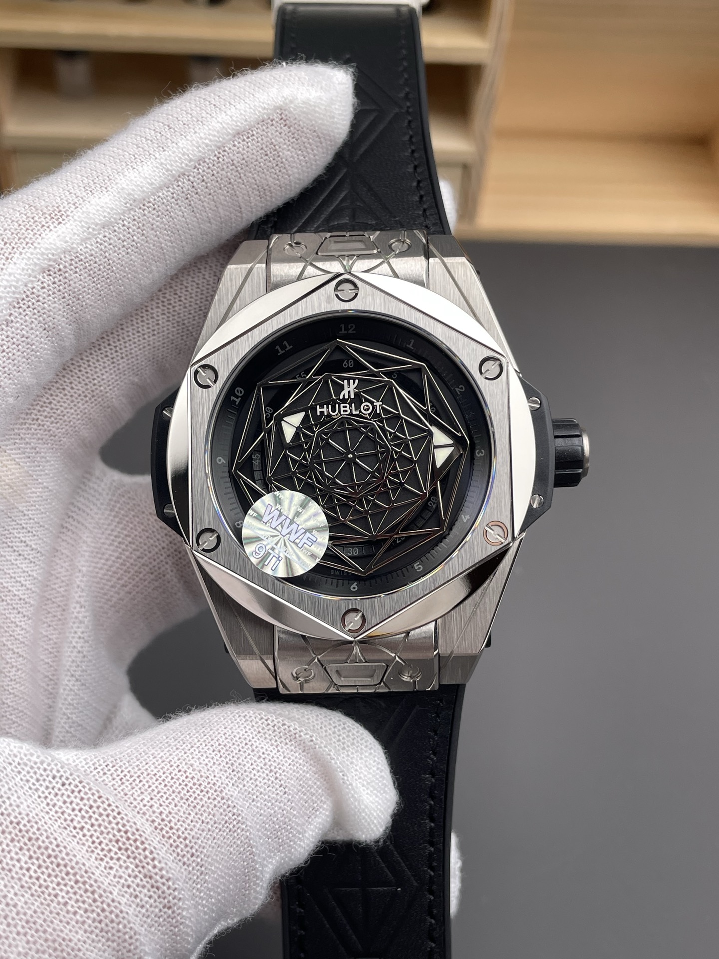 Hublot Big Bang Sang Bleu Stainless Steel 1:1 Mirror Super Clone Edition - 45MM - view 2