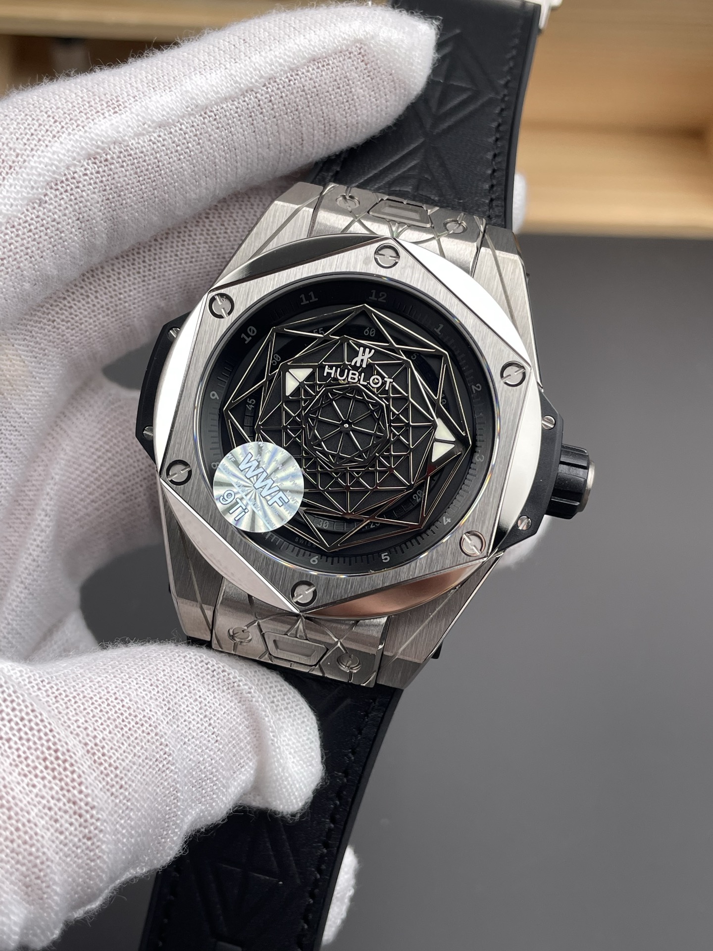 Hublot Big Bang Sang Bleu Stainless Steel 1:1 Mirror Super Clone Edition - 45MM - view 3