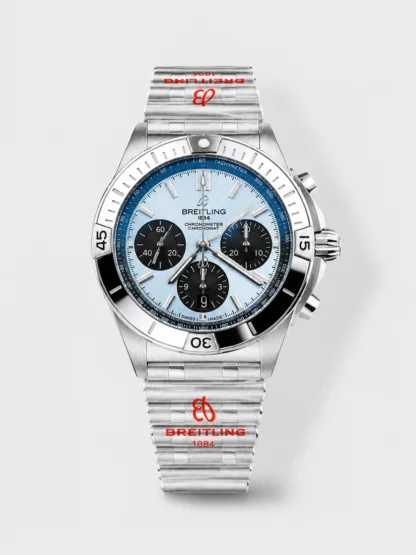 Breitling Chronomat B01 42 Edition Swiss 904L Steel Casing Blue Dial 1:1 Mirror Super Clone Watch - view 1