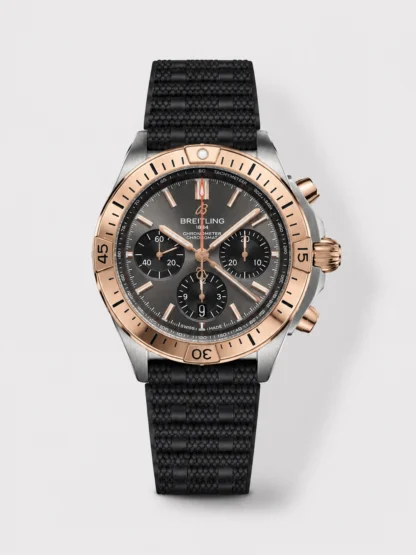Breitling Chronomat B01 42 Edition Swiss 904L Steel Casing Brown Dial 1:1 Mirror Super Clone Watch - view 1