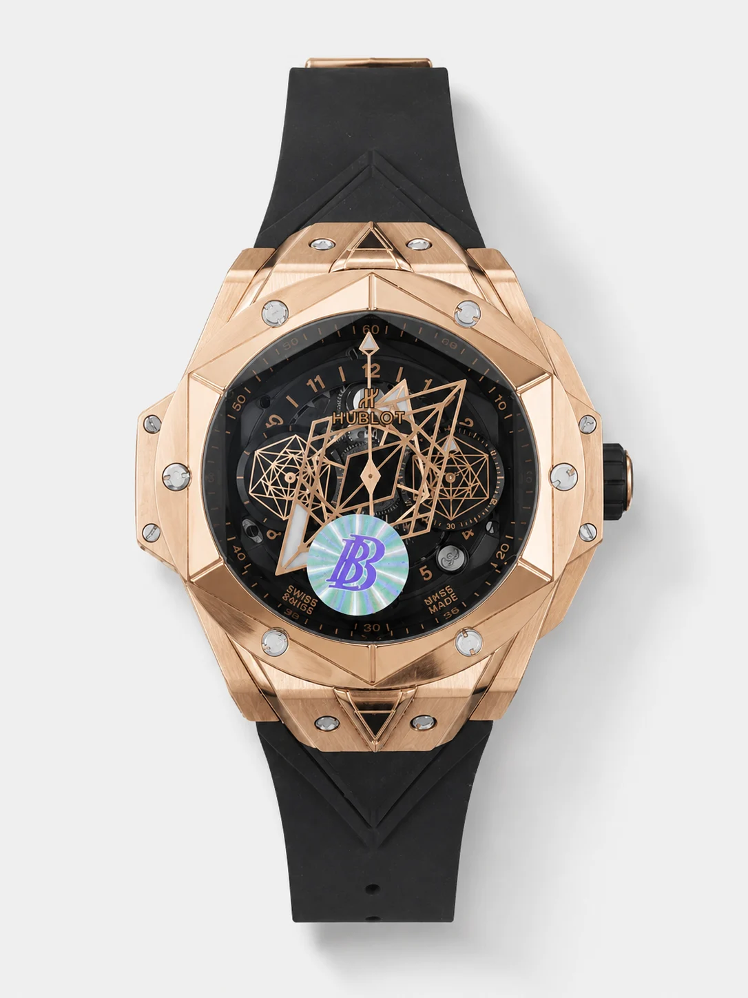 Hublot Big Bang UNICO Sang Bleu II 18K Rose Gold - Top-Tier 1:1 Super Clone - view 1