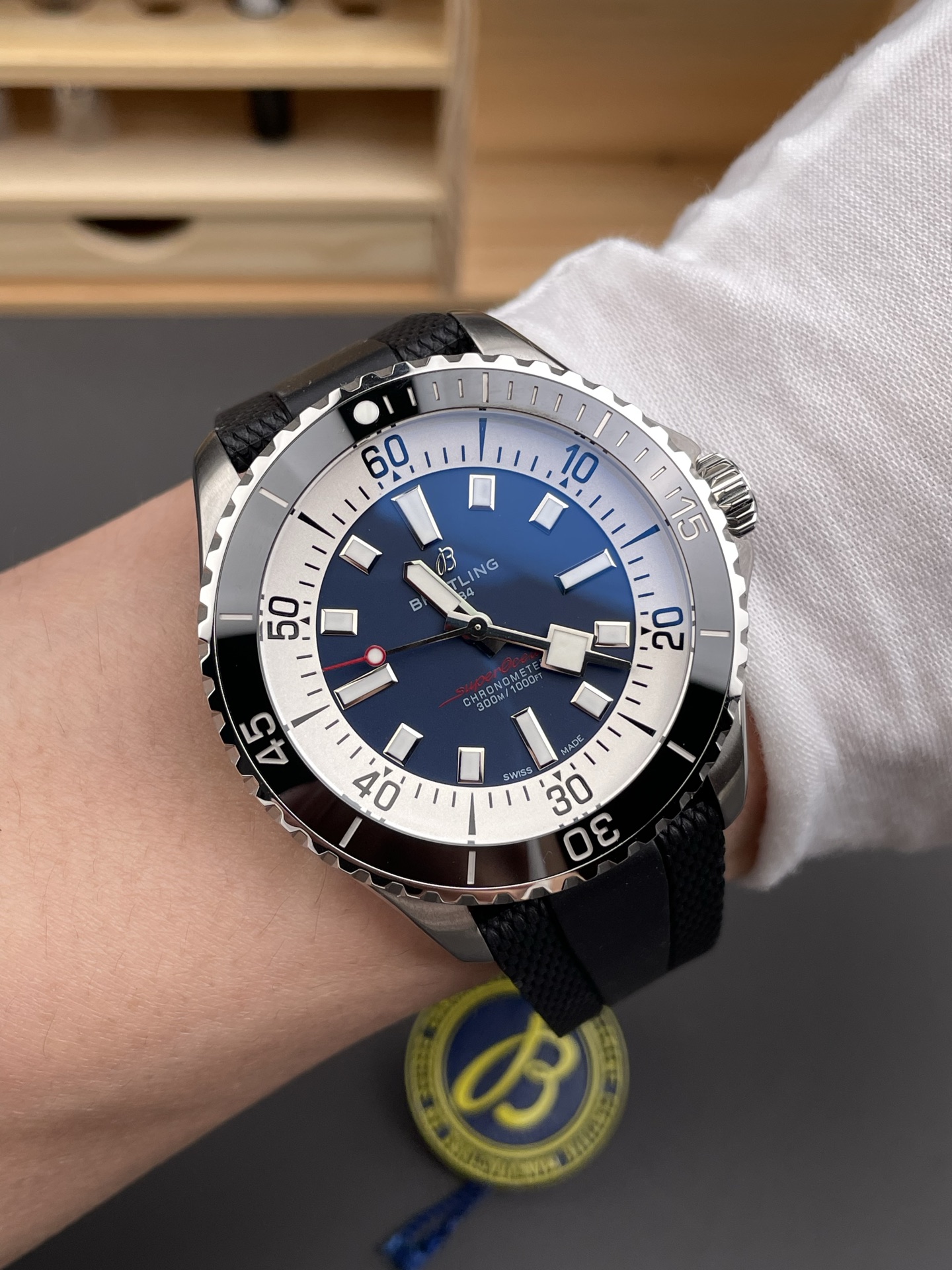 SuperOcean 46 E10379351B1S1 Super Diver Black CAMO Super Clone Watch - view 10