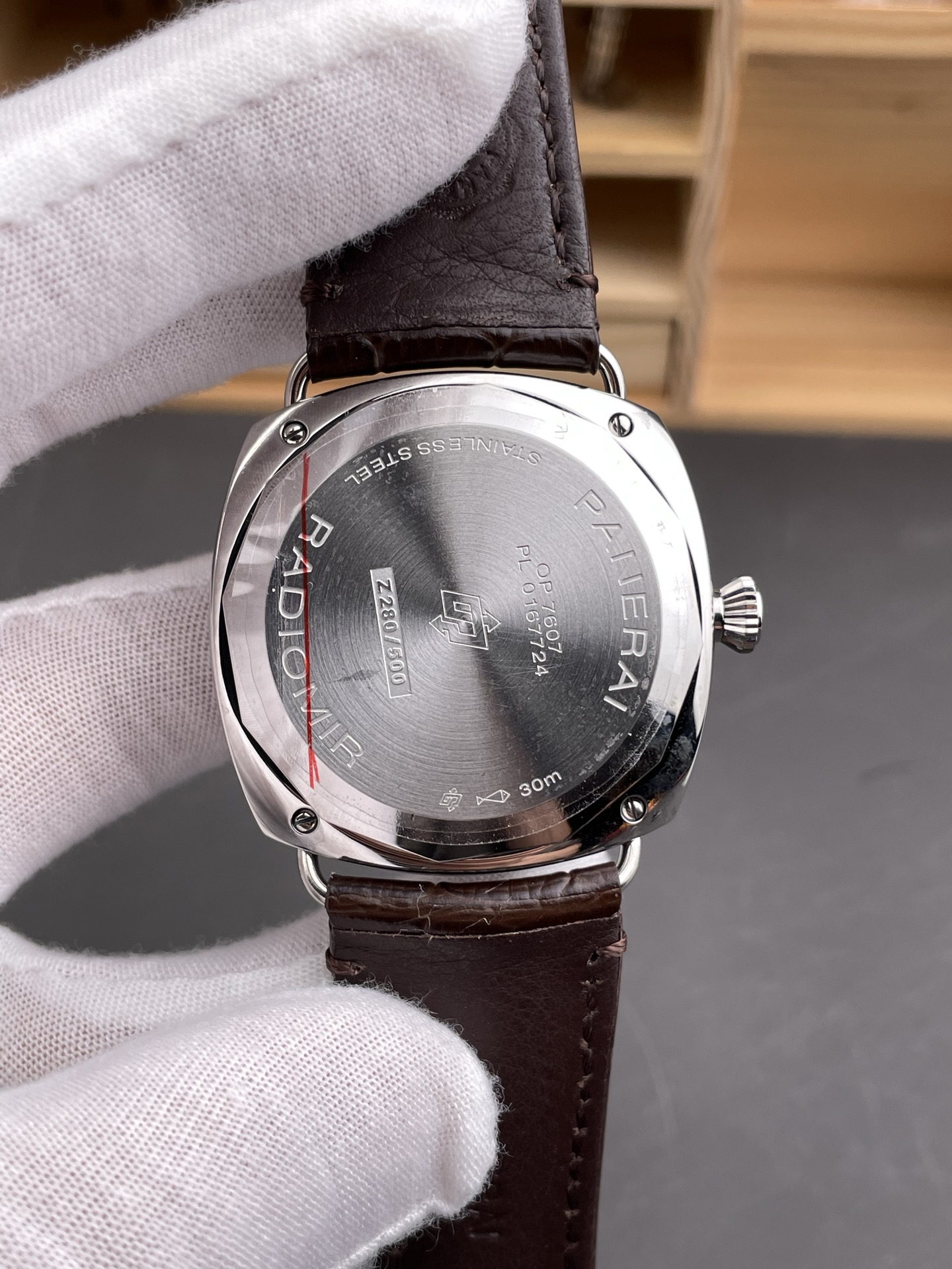 Panerai Radiomir PAM1386 Quaranta 40MM 904L Steel Green Dial Watch in 1:1 Mirror Super Clone - view 5