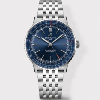 Breitling Navitimer Automatic 41mm - Blue Dial, 904L Stainless Steel Case - Top Super Clone - view 1